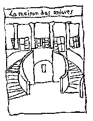 l'escalier de la maison des esclaves